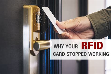 why did my uhf rfid card stop working|rfid reader and writer problems.